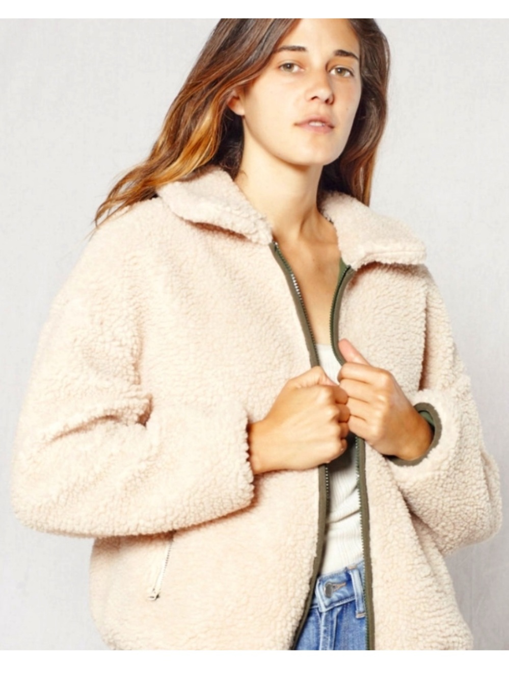 Outerknown Windrift Sherpa Jacket Reversible size Large
